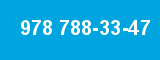 978 788-33-47 978 788-33-47